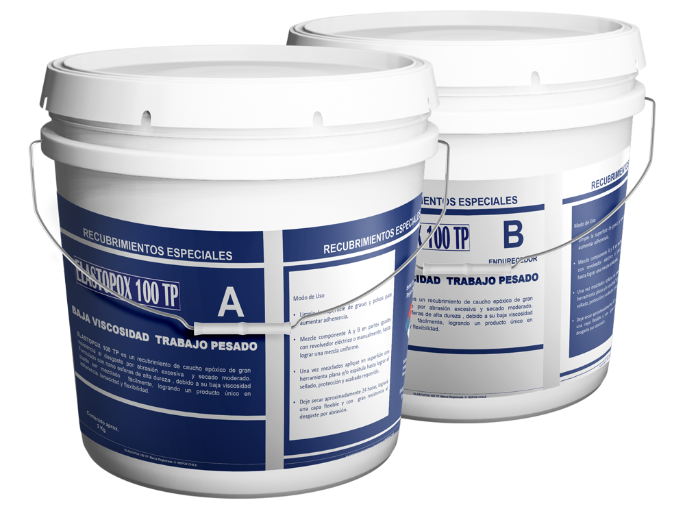 ELASTOPOX 100 TP Repox Chile® Recubrimientos elastoméricos ELASTOMERO BAJA VISCOSIDAD